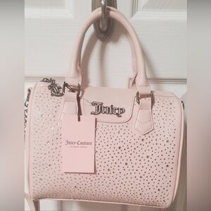Juicy Couture Pink Clay Dazzle Satchel